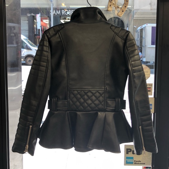 Peplum Moto jacket - Picture 6 of 7